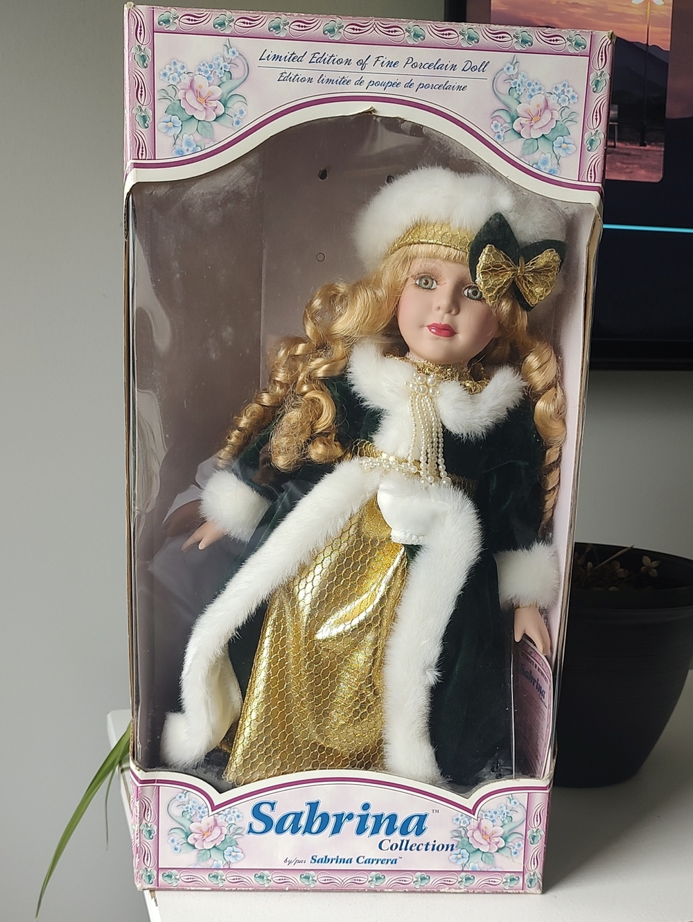 Sabrina Collection By Sabrina Carrera Limited Edition Fine Porcelain Doll In Box